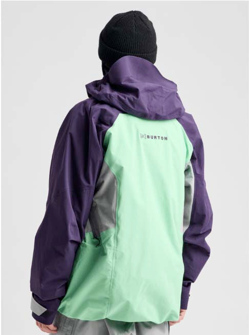 M_ak_SwashSyntheticInsulatedGORE-TEX2LJacket-Multicolored jacket with purple, gray, and green sections on a white background