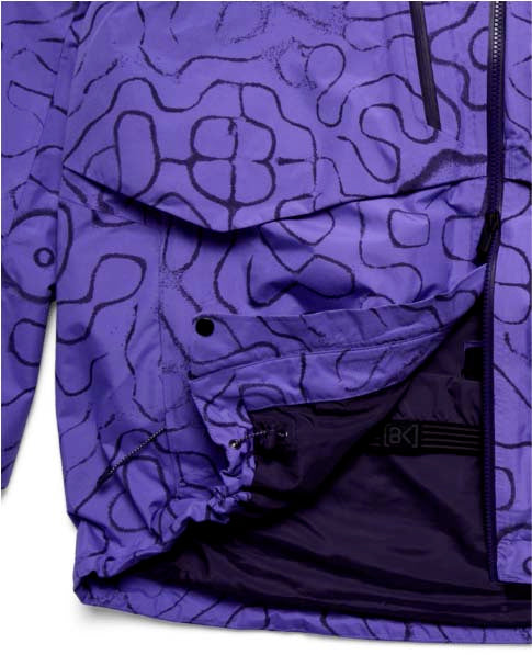 M_ak_SwashSyntheticInsulatedGORE-TEX2LJacket-Purple jacket with a geometric pattern on a white background