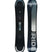 Manic- Black multicolored snowboard on a white background