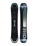 Manic- Black multicolored snowboard on a white background