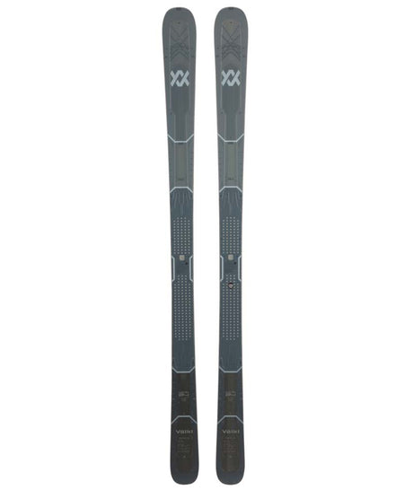Mantra84Flat-Pair of skis with a visible brand logo on a white background