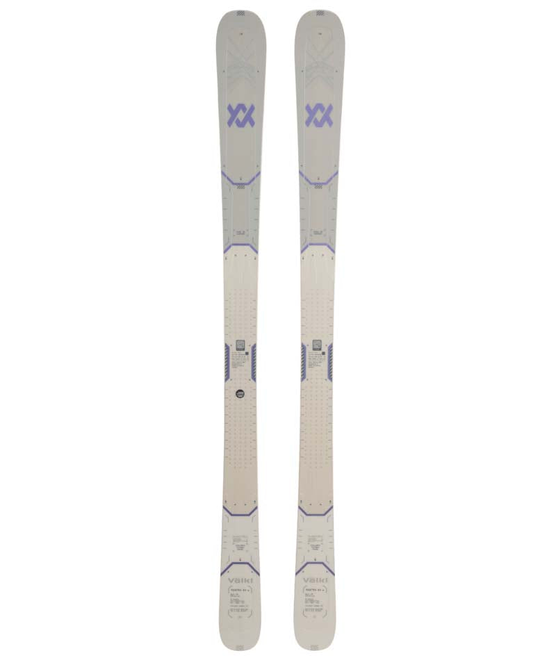 Mantra84WFlat-Pair of skis with a visible brand logo on a white background