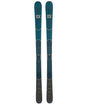 Mantra88Flat-Pair of blue skis with bindings on a white background