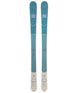 Mantra88WFlat-Pair of blue skis with a visible brand logo on a white background