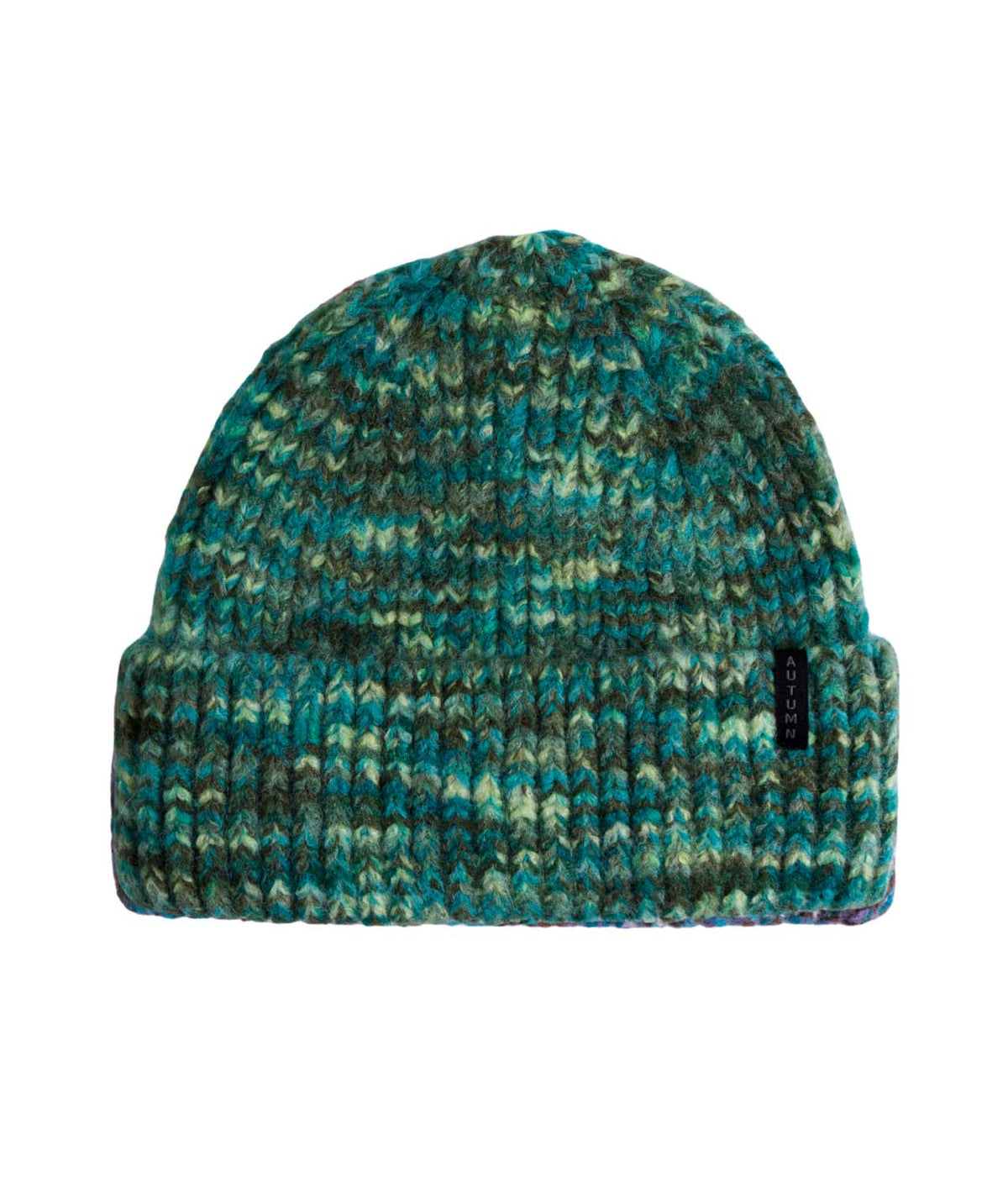 MarbleKnit- Beanie on a white background