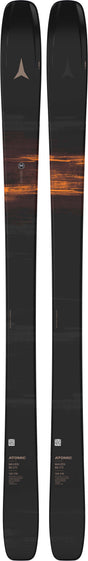 Maven88CTI- Black and orange skis on a white background