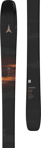 Maven88CTI- Two skis with an orange design on a white background