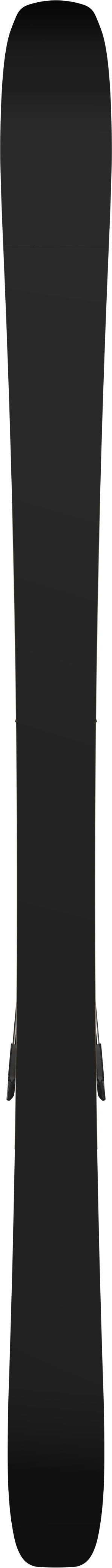 Maverick84- Black base of the ski on a white background