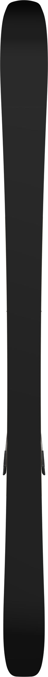 Maverick84- Black base of the ski on a white background