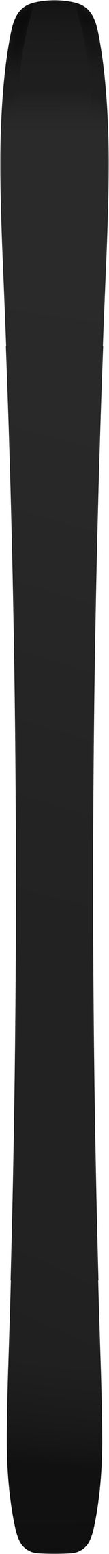 Maverick86C- Black base of the ski on a white background