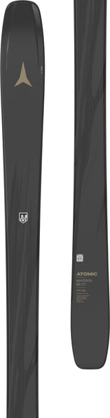 Maverick88CTI-Black ski with branding on a white background