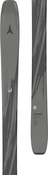 Maverick96CTI-Two views of a skis with a brand logo on a white background