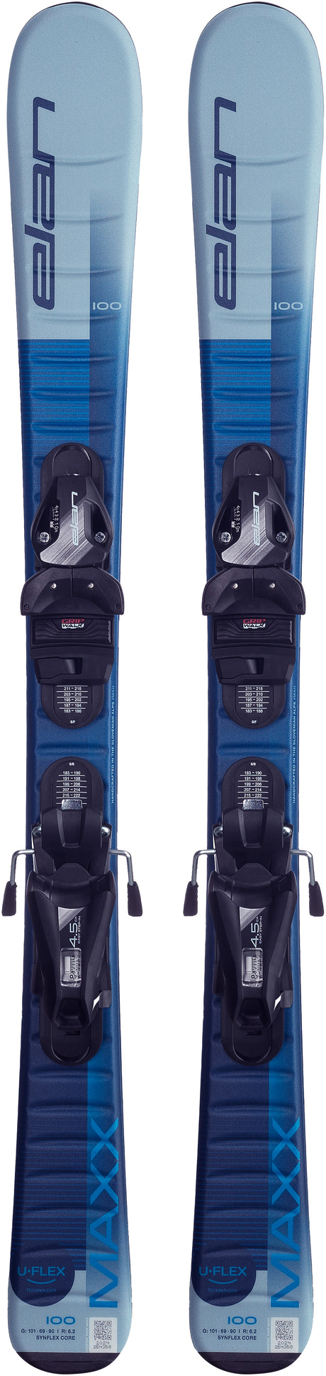 MaxxBlueJREL4.5GW- Blue ski on white background 
