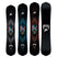 MayhemRipper- Black snowboard with a unique design on a white background