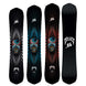 MayhemRipper- Black snowboard with a unique design on a white background