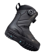 Maysis- Black snowboard boot on a white background