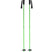 MetaPole-Green and black ski poles shown on a white background