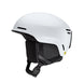 MethodProMips-White helmet with black interior and straps on a white background