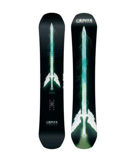 MiaBrookesPro-multicolored snowboard on a white background