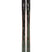 Mindbender 101- Pair of skis with a black and green design on a white background