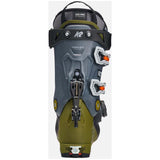 Mindbender110BOA-Green and gray ski boot with BOA system on a white background