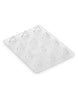 MiniSharkTeeth-A clear mini shark teeth with branding and product features on a white background