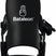 MinishredBinding-Black snowboard binding with Bataleon logo on a white background
