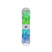 Minishred- Colorful snowboard with a logo on a white background