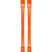 MirusCor- White and Orange skis on a white background