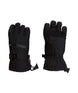 MisoIIGlove- A pair of black insulated winter gloves shown against a plain white background, displaying both the front and back views.