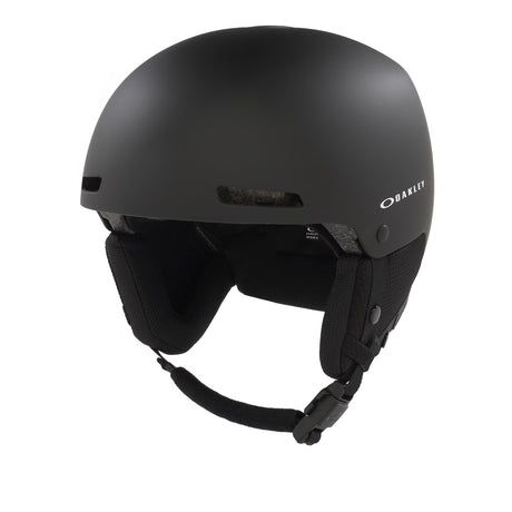 Mod1Pro-Black helmet with a brand logo on a white background