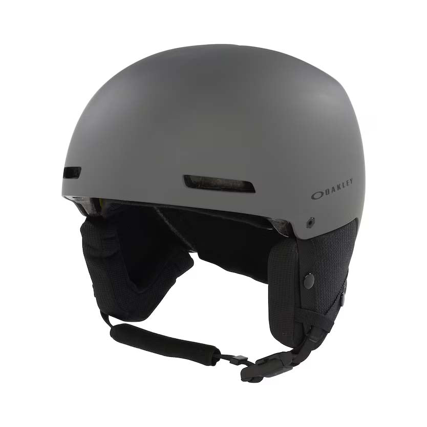Mod1ProMIPS-Gray helmet with black interior and Oakley logo on a white background