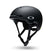 ModPrk-A matte black Oakley helmet with white logo branding, shown from a three-quarters side profile against a clean white background with a soft drop shadow.