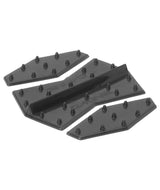 ModularMat-Black clear stomp pad on a white background