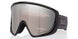 MontScapeL-Black goggles with grey lenses on a white background