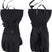MontanaGlove- Black glove with North Face logo on white background