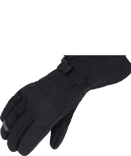 MontanaGlove- Black glove with North Face logo on white background