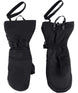 MontanaMitt- Black mitt with North Face logo on white background