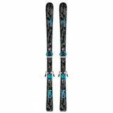 MonteroAR- Black and blue ski on a white background