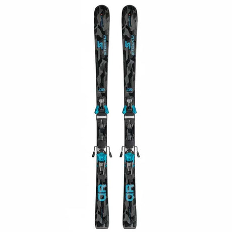 MonteroAR- Black and blue ski on a white background