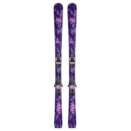 MonteroAW- Purple ski on a white background