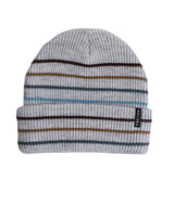 MultiStripe- Beanie on a white background