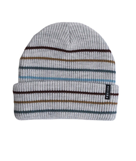 MultiStripe- Beanie on a white background