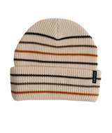 MultiStripe- Beanie on a white background