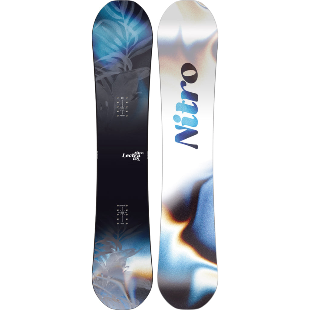 burton leaf snowboard Women's Feelgood Specific Flex Womens Nitro Women's Lectra Leaf Cam-Out