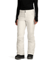 WSallyInsulatedPant-White snow pants worn by a person on a white background