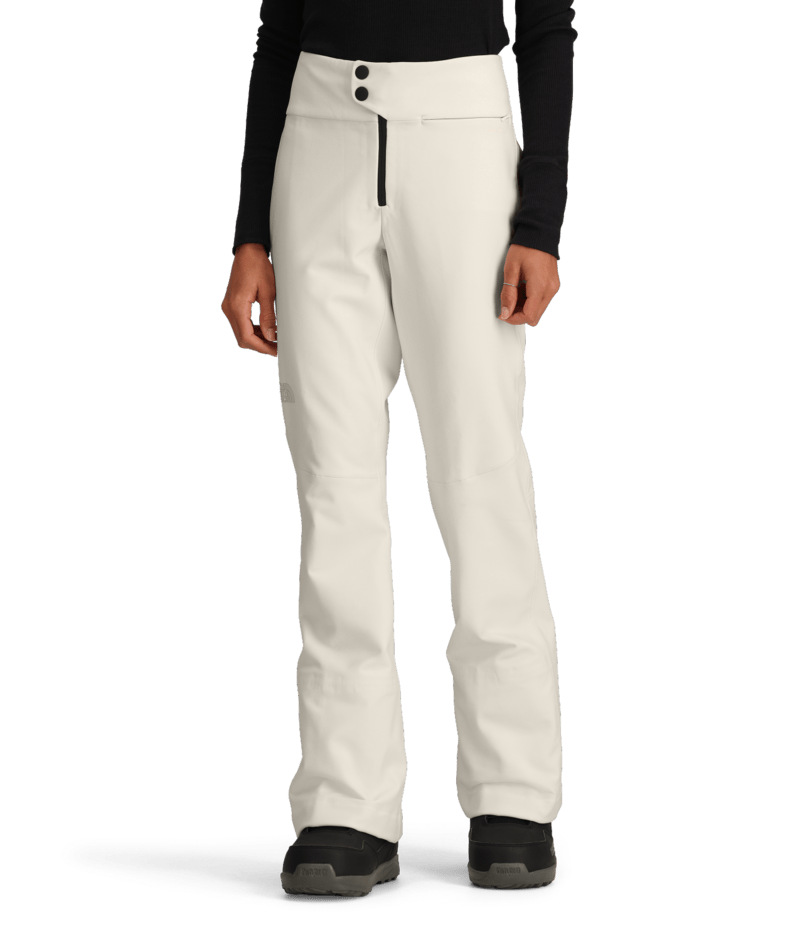 WSnogaPant-White pants worn by a person on a transparent background