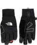 Summit Lhotse Glove-Black gloves with The North Face logo on a white background