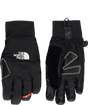 Summit Lhotse Glove-Black gloves with The North Face logo on a white background