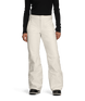 W Descendit Pant-White snow pants worn by a person on a transparent background